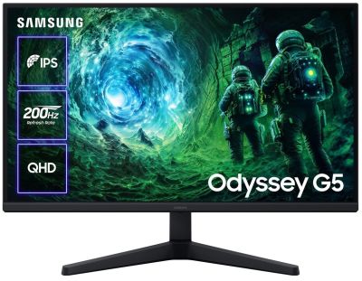 Монітор Samsung 27" Odyssey G5 27FG532E 2*HDMI, DP, IPS, 2560x1440, 240Hz, 0.3ms