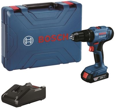 Шурупокрут-дриль ударний акумуляторний Bosch Professional GSB 183-LI 18В 1х2А·год 21-56Нм 374-1815об