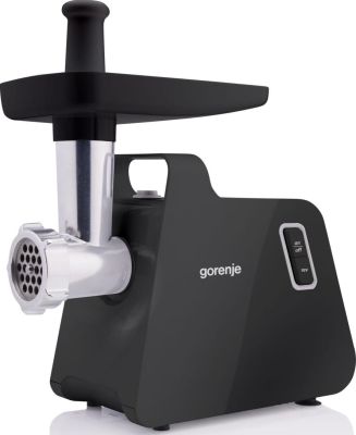 М'ясорубка Gorenje, 1700Вт, 2,3кг/хв, 2 решітки, пластик/метал, чорний