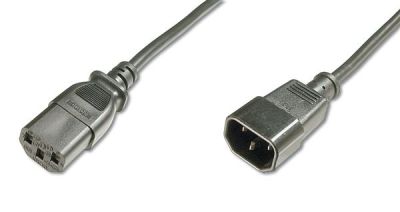 Кабель живлення DIGITUS C13 > C14, 1.8м, чорний