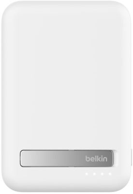 Акумулятор портативний літій-іонний Power Bank Belkin 8000мА·год, 15Вт, Qi2 Magnetic, білий