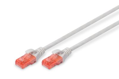 Патч-корд DIGITUS CAT 6 UTP, 30м, AWG 26/7, Cu, LSZH, сірий