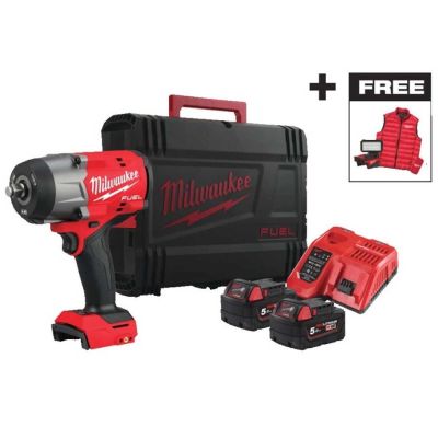 Гайковерт ударний акумуляторний Milwaukee M18 FHIWF2F12MC-502X 18В АКБ 2х5А·год 2034Нм 0-2000об/хв 1