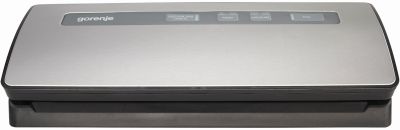 Вакууматор Gorenje для пакетів, 120Вт, 30см, електронне керування, +10 пакетів, нерж, чорний