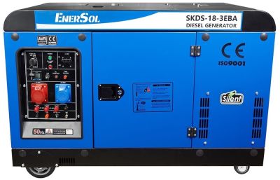 Генератор дизельний EnerSol SKDS-18-3EBA 230/400В 16-18кВт 3Фази електростартер 370кг