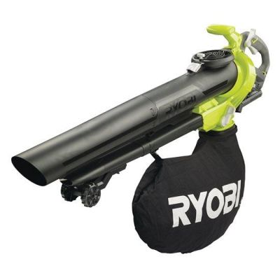 Повітродув-пилосос садовий акумуляторний Ryobi Max Power RBV36B 36В 238км/год мішок 45л 4.4кг без АК