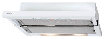 Витяжка Cata телескопічна, 60см, 600м.куб/год, TF-5260 wh, білий