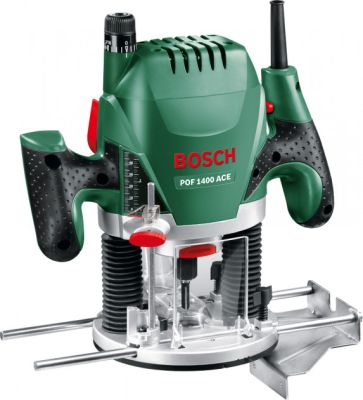 Фрезер Bosch POF 1400 1400Вт цанга 6 та 8мм 11000-28000об/хв + 6 фрез 3кг