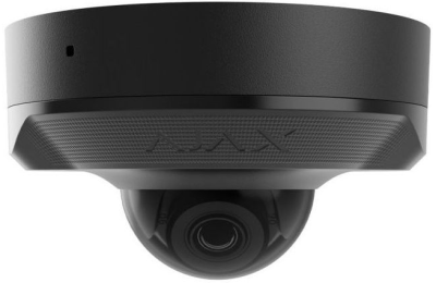 IP-Камера дротова Ajax DomeCam Mini, 5мп, 2.8мм, Poe, True WDR, IP 65, ІЧ 30м, аудіо, кут огляду 100