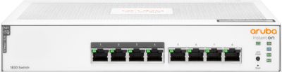 Комутатор HPE Aruba Instant On 1830, 8xGE ports, PoE Class 4 65W (ports 1-4), LT Warranty