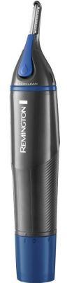 Тример Remington Nano Series, для носа та вух, ААх1, насадок-3, сталь, чорно-синій