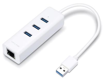 Мережевий адаптер TP-LINK UE330 1xGE, 3xUSB3.0, USB3.0