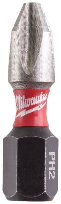 Біти Milwaukee Shockwave, PH2х25мм, набір 2шт