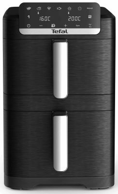 Мультипіч Tefal Easy Fry Crispy Stack, 2700Вт, чаша-6+4л, сенсорне керув., 2 чаши, гриль, пластик, ч