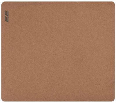 Килимок для миші 2E CORK, M(450x400x2мм), коричневий