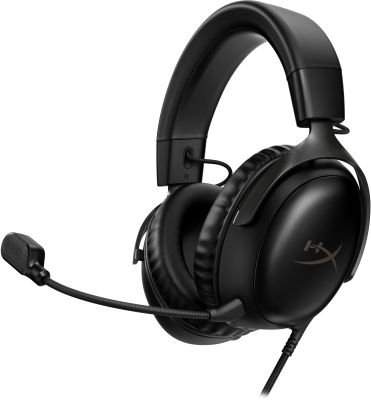 Гарнітура ігрова HyperX Cloud III, mini-jack/USB-A/USB-C, 1.2м/1.3м, чорний