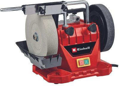 Верстат вологого заточування Einhell TC-WG 200 125Вт диск 200х32мм шкіряний диск 180х30мм 110об/хв 7