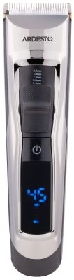 Машинка для стрижки ARDESTO HC-Y30-DBS, мережа+акум., насадок-6, сталь+кераміка, чорний