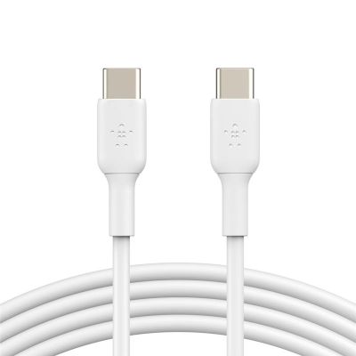 Кабель Belkin USB-C > USB-C заряджання/синхронізації 60Вт PD, 1м, PVC, білий
