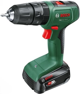 Шурупокрут-дриль акумуляторний Bosch EasyImpact 18V-40 18В 1х2А·год 20·38Нм 0-430·0-1630об/хв кейс З