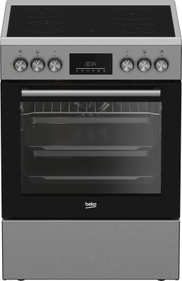 Плита Beko електрична склокерамічна, 66л, 60x60см, дисплей, конвекція, нерж