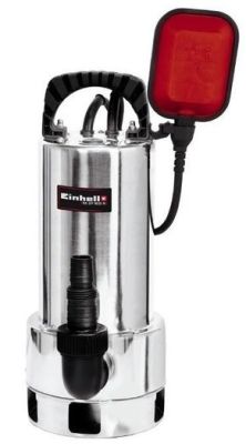Насос дренажний Einhell GC-DP 9035 N, 900Вт, 18000л/год, вис. 9м, глиб. 5м, корпус нержавіюча сталь,