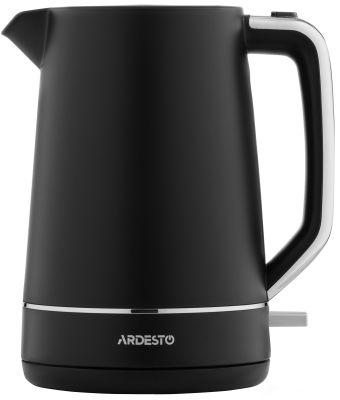 Електрочайник ARDESTO Timeless Elegance, 1.7л, Otter, пластик, чорний матовий