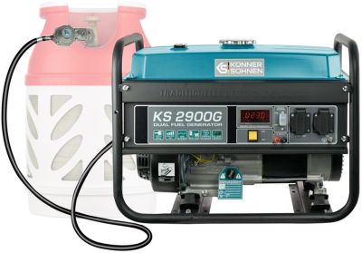 Генератор газобензиновий Konner&amp;Sohnen KS 2900G LPG, 230В, 2.9кВт, ручний стартер, 43кг