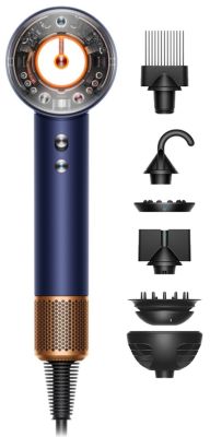 Фен Dyson HD16 Supersonic Nural Prussian Blue/Rich Copper, 1600Вт, 3 режими, 5 насадок, іонізація, х