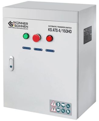 Блок автоматичного введення резерву (АВР) Konner&amp;Sohnen KS ATS 4/160HD, 230-400В, 160А, 24кг