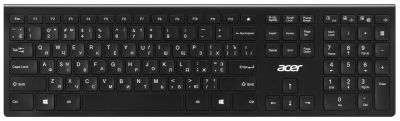 Клавіатура мембранна Acer OKR020, 109key, WL, EN/UKR/RU,чорний