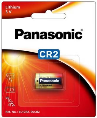 Батарейка Panasonic літієва CR2 блістер, 1 шт.