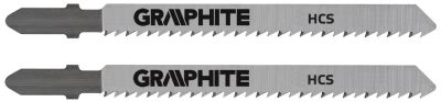 Полотно для електролобзика GRAPHITE, 8TPI, хвостовик T, Laser Tec,, набір 2шт