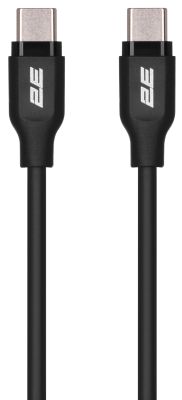 Кабель 2E USB-C > USB-C заряджання/синхронізації 60Вт PD, 1м, чорний