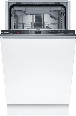 Посудомийна машина Bosch вбудована, 10компл., D, 45см, дисплей, 3й кошик, білий