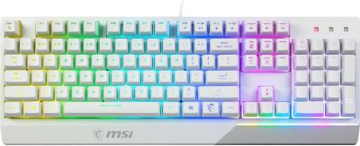 Геймерська клавіатура MSI Vigor GK30 WHITE UA, білий