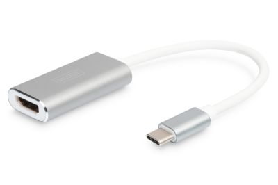 Адаптер DIGITUS USB-C - HDMA UHD 4K, M/F, 0.2м