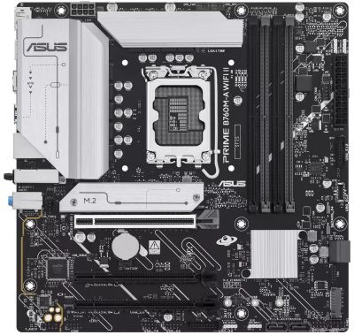 Материнcька плата ASUS PRIME B760M-A WIFI II s1700 B760 4xDDR5 M.2 HDMI DP Wi-Fi BT mATX