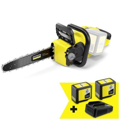Пила ланцюгова акумуляторна Karcher CNS 18-30 Battery 18В акб 2х5А·год шина 30см швидкозарядне ЗП 3.
