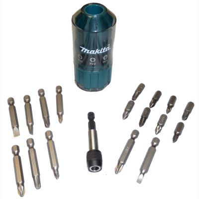 Біти Makita бітотримач, SL,PH,PZ, кейс, набір 18шт