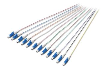 Пігтейл DIGITUS LC/UPC simplex OS2 9/125, 2м, 12шт