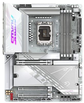 Материнська плата GIGABYTE Z890 AORUS PRO ICE s1851 Z890 4xDDR4 M.2 HDMI DP Wi-Fi BT ATX білий