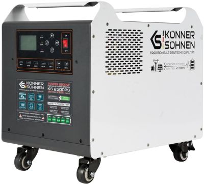 Портативна електростанція Konner&amp;Sohnen KS 2500PS, 2500Вт, 2560 Вт/год, LifePo4, UPS, 31кг