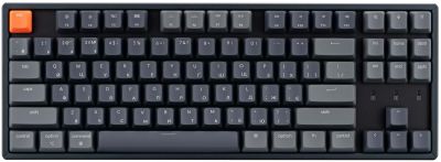 Клавіатура механічна Keychron K8 87Key, Gateron G Pro Blue, Hot-Swap, Aluminum Frame, BT/USB-A, EN/U