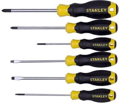 Викрутки Stanley SL,PH, набір 6шт
