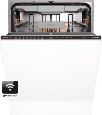 Посудомийна машина Gorenje вбудовувана, 16компл., C, 60см, інвертор,Wi-Fi, сенсорн.упр, 3и кошики, б