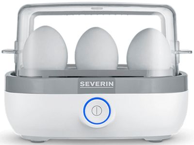 Яйцеварка Severin 420Вт, електр. керування , на 6 яєць, звуков., сигнал, пластик, білий