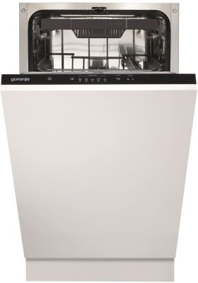 Посудомийна машина Gorenje вбудовувана, 11компл., E , 45см, 3й кошик, білий