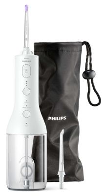Іригатор Philips портативний Sonicare Cordless Power Flosser 3000, чаша 250 мл, чохол, 2 насадки , б