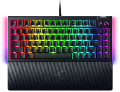 Клавіатура механічна Razer BlackWidow V4 75% 83key Mechanical Tactile Switch GEN-3, USB-A, EN, RGB,